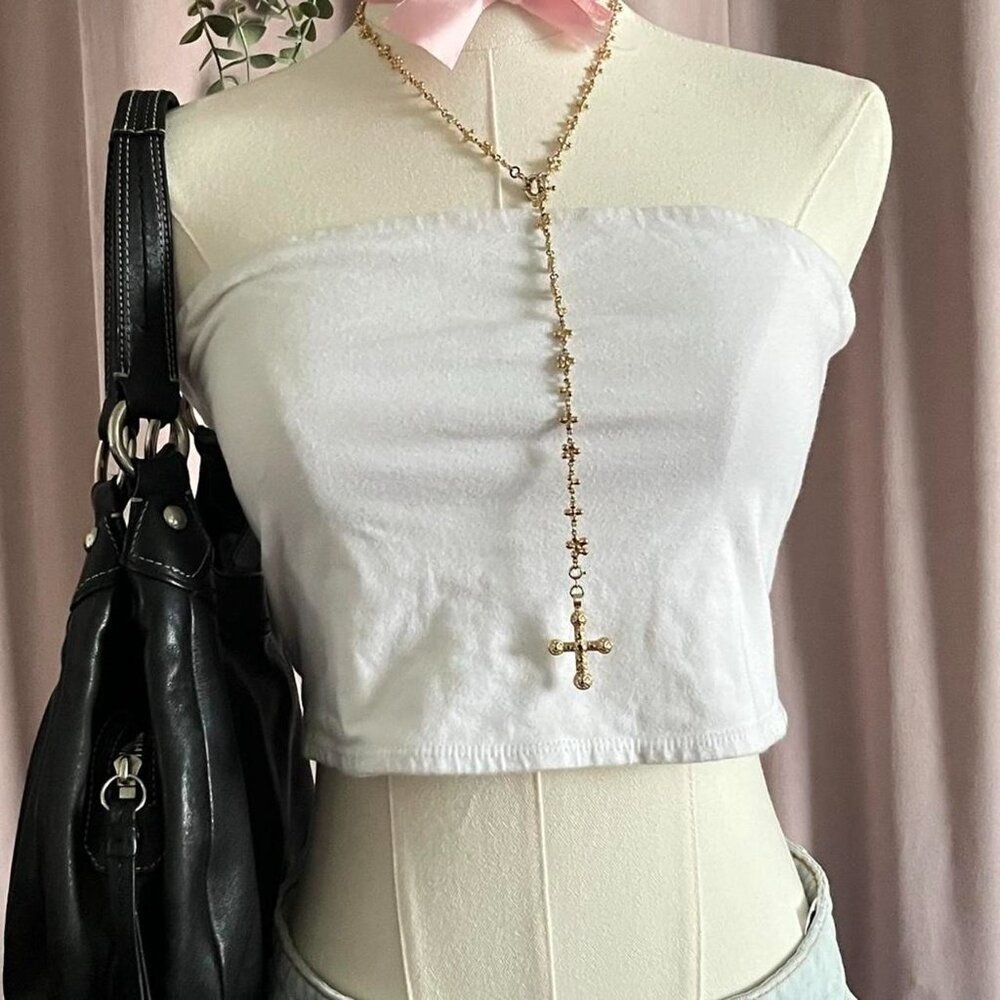 White Tube Top Perfect For - Picture 5 of 6